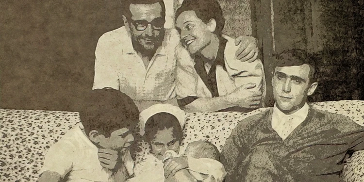 Die Simenon-Familie Ende der 1950er-Jahre