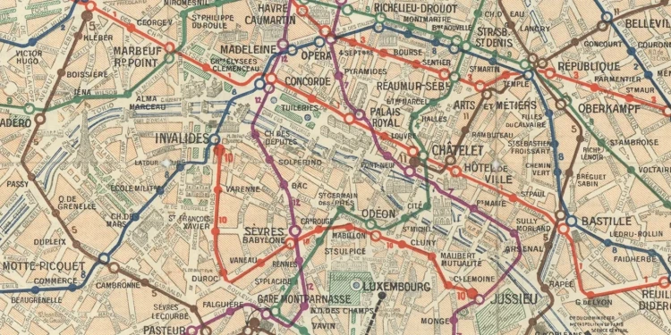 Innenbereich der Metro 1936 Innenbereich der Metro 1936