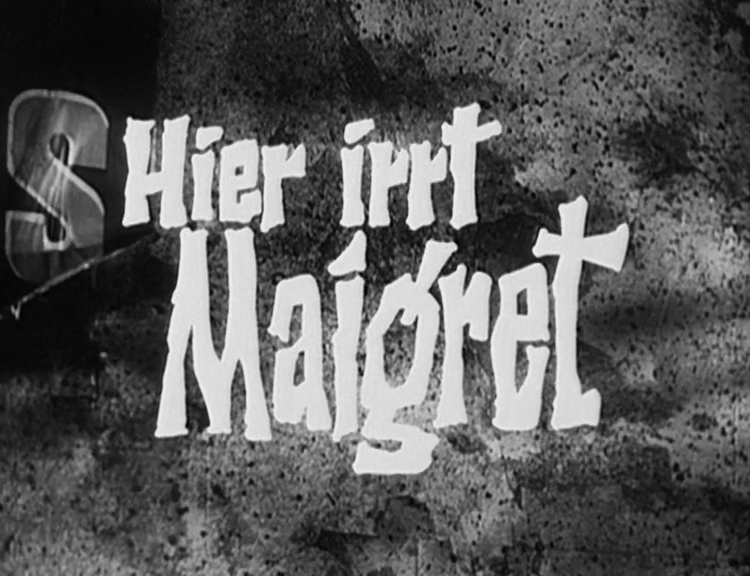 Titel von »Hier irrt Maigret«