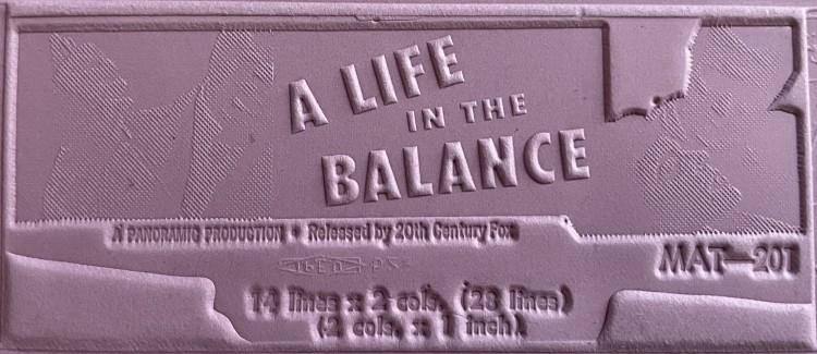 A Life in the Balance