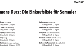 Non-Maigret-Liste veröffentlicht