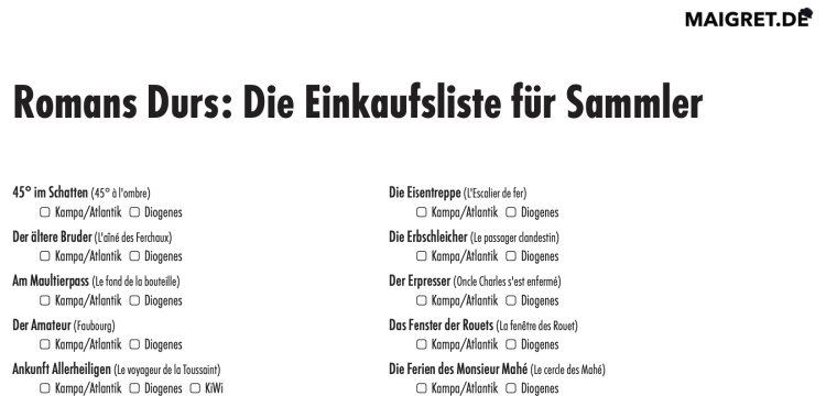 Die Liste Die Liste