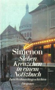 Sieben Kreuzchen in einem Notizbuch