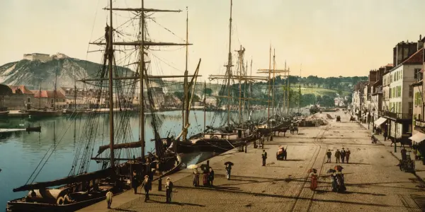 Quay Alex. III and commercial docks, Cherbourg