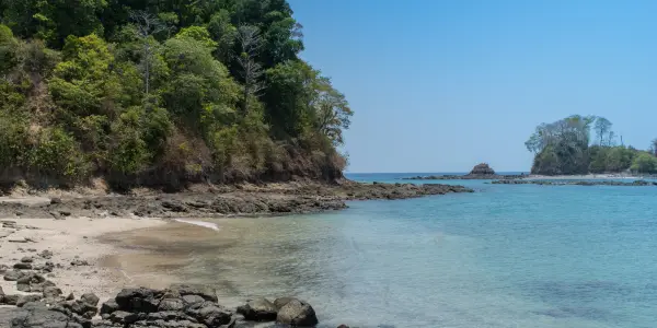 Beach on Coiba, Panama Beach on Coiba, Panama