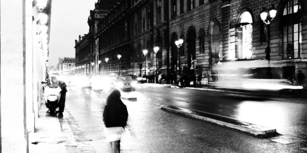 Rainy Paris Street Rainy Paris Street