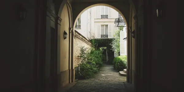 Hinterhof in Paris