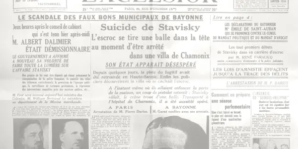 Suicide de Stavisky Suicide de Stavisky